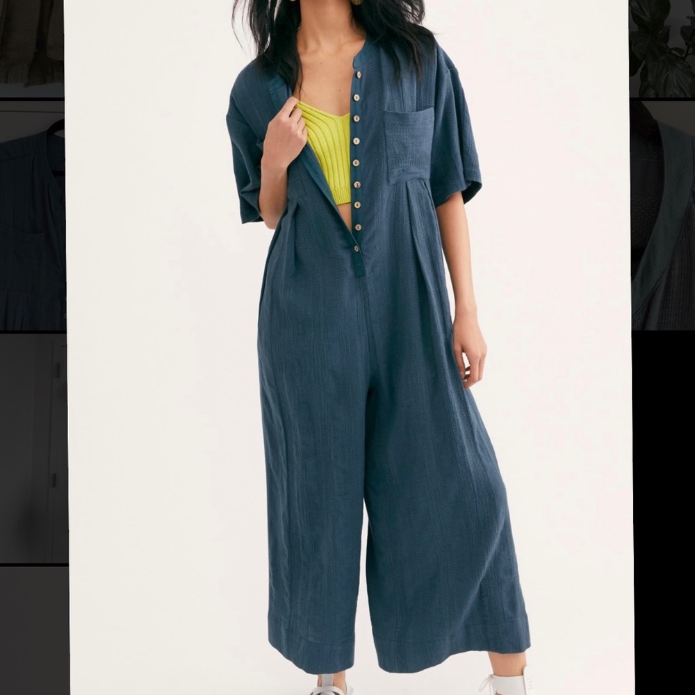 Free People, XS Cotton/Linen Jumpsuit